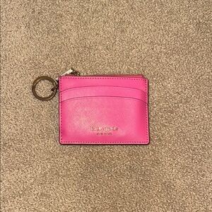 Kate Spade Vibrant Pink Key & Card Holder